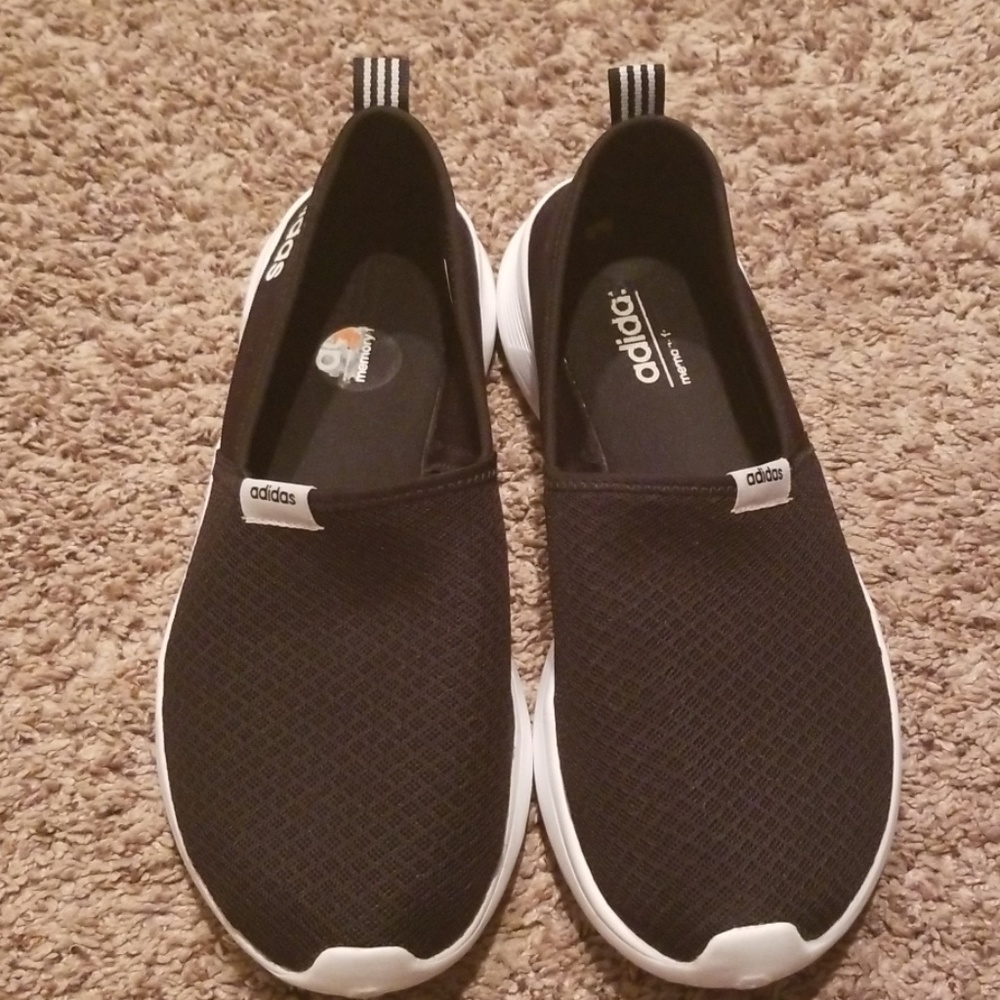 Adidas Womens Cloudfoam Lite Racer Slip On